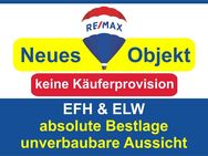 Keine Käuferprovision! EFH & ELW in absoluter Bestlage / Waldrandlage ! unverbaubare Fernsicht ! - Erlenbach (Main)