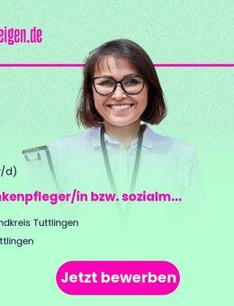 Krankenpfleger/in bzw. sozialmedizinische/r Assistent/in(w/m/d) für das Gesundheitsamt - Tuttlingen