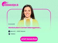 Werkstudent (m/w/d) Content Management / Text / Lektorat - Darmstadt