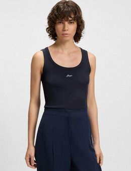 BOSS ORANGE Tanktop Ematite Premium Damenmode mit gerippter Struktur