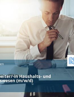 Sachbearbeiter/-in Haushalts- und Rechnungswesen (m/w/d) - Nürtingen