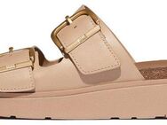 Fitflop GEN-FF Pantolette, Keilabsatz, Sommerschuh, Schlappen mit Microwobbleboard-Innensohle
