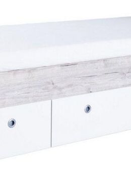 Home affaire Stauraumbett Jugendbett »Rieke« 120 x 200 cm (1-tlg), Jugendbett 120 x 200 cm inkl. Rollkästen