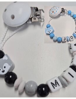Schnullerkette mit Name🍼Mädchen🍼Junge🍼Fuchs - Stadtlohn