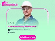 Produktionsleitung Möbelproduktion (m/w/d) - Bielefeld