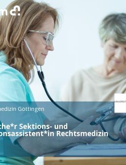 Medizinische*r Sektions- und Präparationsassistent*in Rechtsmedizin (w/m/d) - Göttingen