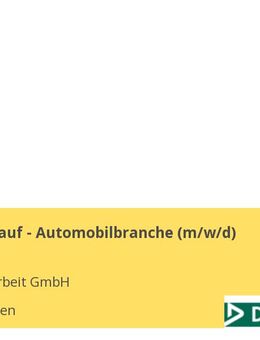 Leiter Verkauf - Automobilbranche (m/w/d) - Gardelegen (Hansestadt)