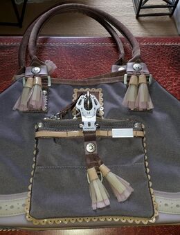 George Gina Lucy Tasche 175 fringes lila braun Lack - Frankfurt (Main) Zeilsheim