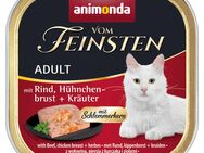Megapack animonda vom Feinsten Adult 64 x 100 g - Schlemmerkern mit Rind, Hühnchenbrust & Kräuter