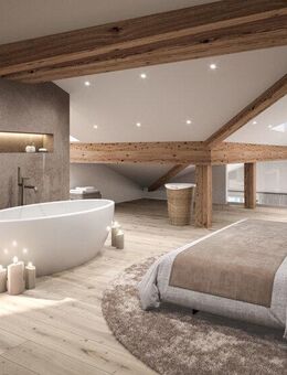 4 Zi. Wohnung - großzügig LEBEN mit ca. 80 m² -Galerie - hier ist mein absoluter Privatbereich mit Schlafen-Bad-Fitness... - Schliersee