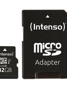 Intenso 32 GB microSDHC UHS-I Performance Speicherkarte (UHS-I Class 10, 90 MB/s Lesegeschwindigkeit)