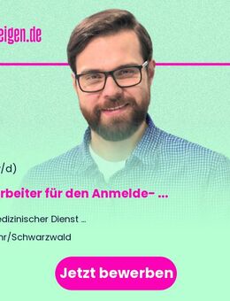 Mitarbeiter (m/w/d) für den Anmelde- und Empfangsbereich im Datei- und Dokumentenmanagement - Lahr (Schwarzwald)