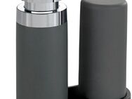 WENKO Spülmittelspender Modell Easy Squeez-e, Spülstation, Spülmittel- und Seifenspender aus Silikon, je 250 ml