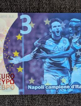 SSC Napoli Gedenk Banknote Jahr 2023 - Düren Zentrum
