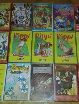 15 alte VHS gepflegt Märchen Kinder DEFA Grimm Pippi Zeichentrick uvm. - Berlin