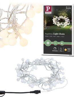 Paulmann LED-Lichterkette Plug & Shine IP44 7,5m 24V 3.000K 72x2lm, 1-flammig