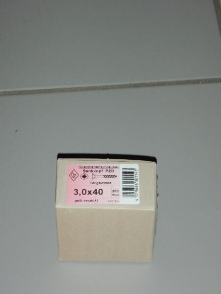 Spanplattenschrauben 3,0 x 40 - Ulmen Ulmen