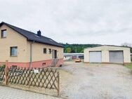 DIE Chance für Selbstständige! Schönes Einfamilienhaus mit vielseitig nutzbarem Gewerbeareal inkl. Halle u. Werkstatt - Wiesenbach (Baden-Württemberg)