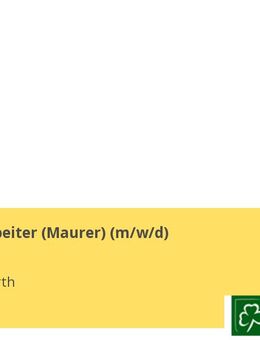 Baufacharbeiter (Maurer) (w/m/d) - Fürth