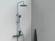 Schütte Brausegarnitur Aquastar, Höhe 113 cm, Regendusche ohne Armatur, Duschsystem mit Ablage, mit 5 Funktionen