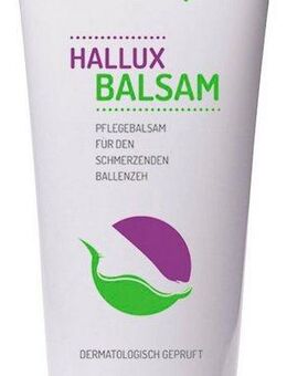 Fußgut Fußcreme Hallux Balsam mit natürlichen Inhaltsstoffen, pflegt und erfrischt, wirkt kühlend, fettet nicht, für den schmerzenden Ballenzeh