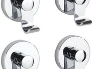 WENKO Wandhaken Irun, (Set, 4-St), Befestigen ohne bohren