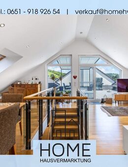 Trier - Stadt: 4 ZKB Maisonette-Wohnung mit großflächiger Dachterrasse und hochwertiger Ausstattung - Trier