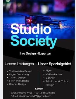 🎨 Studio Society – Dein Profi für Logos, Flyer & Druckmedien! - Velbert