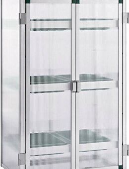 Beckmann Gewächshaus Aussaat- und Anzuchthaus Gr. 1, BxTxH: 63 x 44 x 106 cm, 6 mm Wandstärke