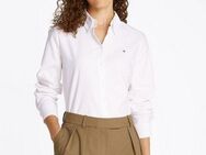 Tommy Hilfiger Hemdbluse OXFORD RELAXED FIT SHIRT mit aufgestickter Flag