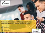 Business Development Manager (m/w/d) - Batteriesysteme Erneuerbare Energien - Düsseldorf