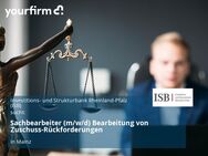 Sachbearbeiter (m/w/d) Bearbeitung von Zuschuss-Rückforderungen - Mainz