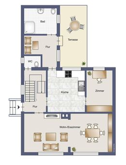 IMMOBILIEN GUMNIOR präsentiert: Einfamilienhaus mit drei Garagen in Rheine - Rheine