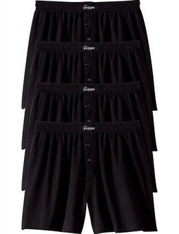 le jogger® Weiter Boxer (Packung, 4-St) aus angenehm weicher Baumwoll-Qualität
