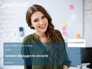 Content-Manager/in (m/w/d) - Berlin