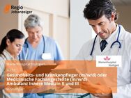 Gesundheits- und Krankenpfleger (m/w/d) oder Medizinische Fachangestellte (m/w/d) Ambulanz Innere Medizin II und III - Stuttgart