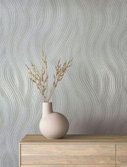 Marburg Vliestapete Tapete Wavy Stripes, geprägt, geometrisch, moderne Vliestapete für Wohnzimmer Schlafzimmer Küche