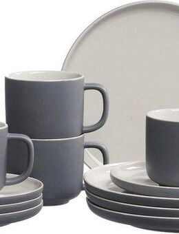 Ritzenhoff & Breker Kaffeeservice Geschirr-Set, Service Jasper (12-tlg), 4 Personen, Steinzeug, Scandic Style, 12 Teile, für 4 Personen
