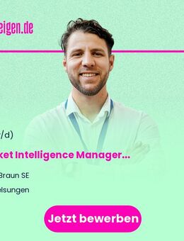(Senior) Market Intelligence Manager (w/m/d) - Melsungen