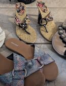 Schuhpaket Gr 38 Flip Flops offene Schuhe Sandalen in 45663