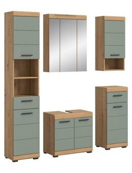 INOSIGN Badmöbel-Set Siena, 5 teilig, bestehend aus:, (Set), Hochschrank, WBU, Spiegelschrank, Unterschrank, Hängeschrank