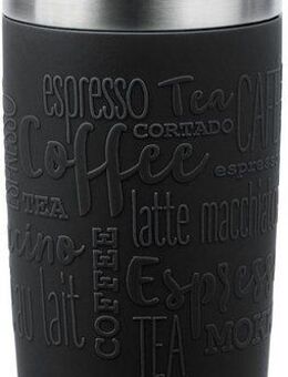 Emsa Thermobecher Travel Mug Classic, mit 360°-Trinköffnung, Edelstahl, Kunststoff, Silikon, 4h heiß, 8h kalt - 360 ml / 6h heiß, 12h kalt - 500 ml, 100% dicht