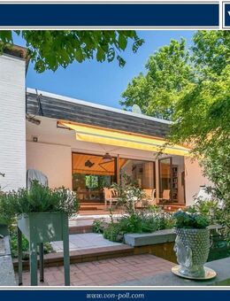 Sonnengarten-Bungalow, kernsaniert, smart home, Luft-Wärme-Pumpe, zentrale Rhein-Main-Lage, naturnah - Rüsselsheim