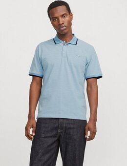 Jack & Jones Poloshirt JPRBLUALVES SS POLO SN mit Logo Stickerei