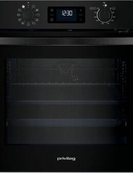 Privileg Einbaubackofen PBA285PU1K, mit Teilauszug, Multi-Level-Kochen - gleichzeitiges Zubereiten auf drei Ebenen
