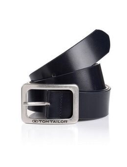 TOM TAILOR Ledergürtel TTEVE 4 cm breiter Damen Ledergürtel, kalssiches Must-Have