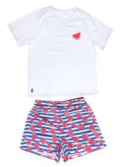 TIAKI Pet & Parent Pyjama im Partnerlook, Melone - Pyjama für Hundeeltern: Größe M