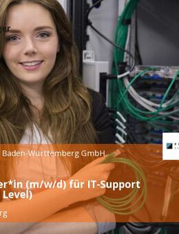 Mitarbeiter*in (m/w/d) für IT-Support (1st & 2nd Level) - Ludwigsburg