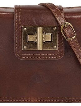 Piké Umhängetasche, echt Leder, Made in Italy