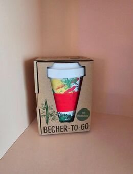 BecherToGo + Deckel und Hitzeschutz Originalverpackt rot Thermo - Berlin